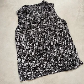 تاپ سفید مشکی