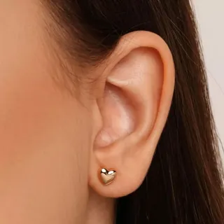 گوشواره قلبی میخی