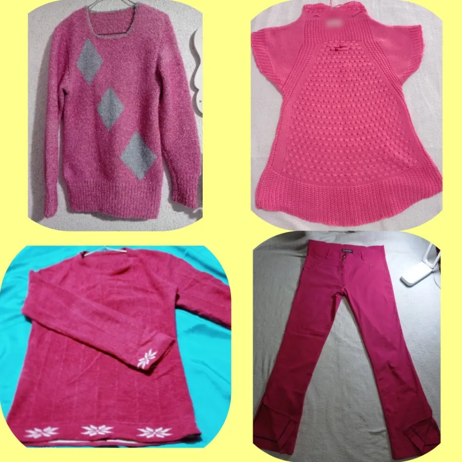 ست بافت صورتی