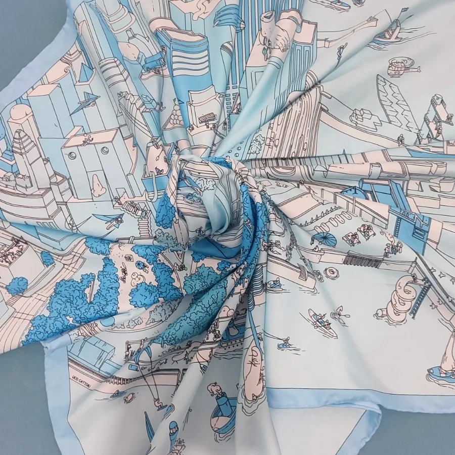 روسری ابی قواره 90