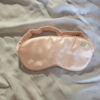 چشم بند سیلک شامپاینی