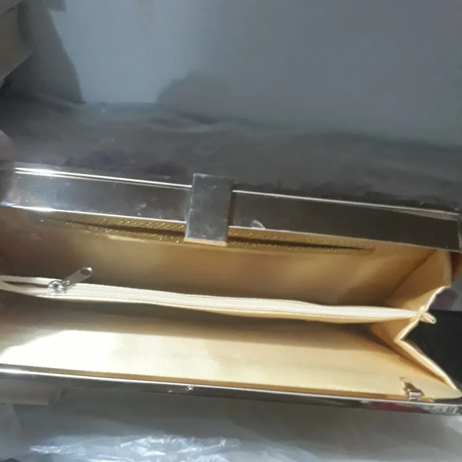 کیف دستی طلایی