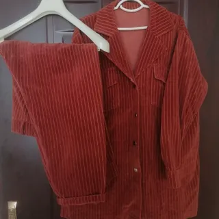 کت و شلوار مخمل ضخیم
