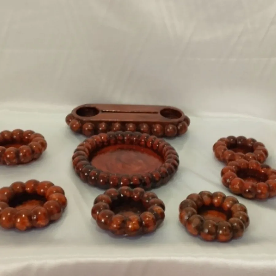 هفت‌سین مروارید طرح چوب