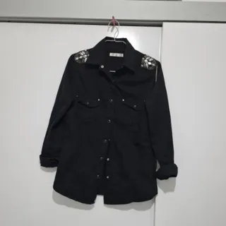 شومیز مشکی جین