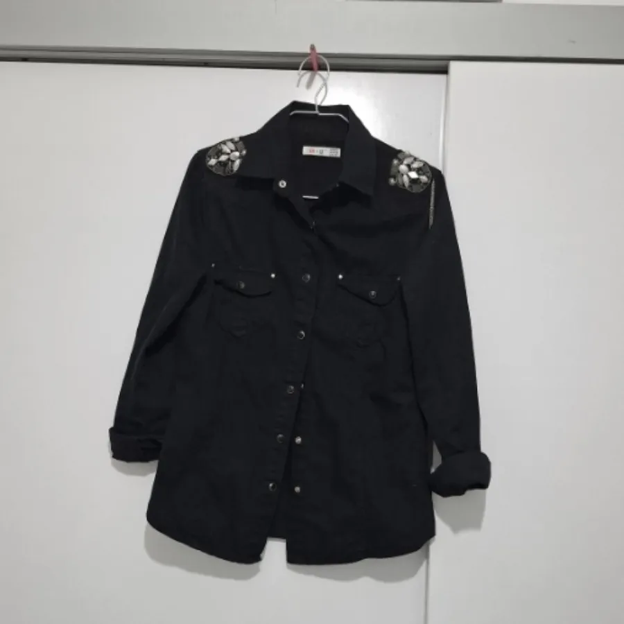 شومیز مشکی جین