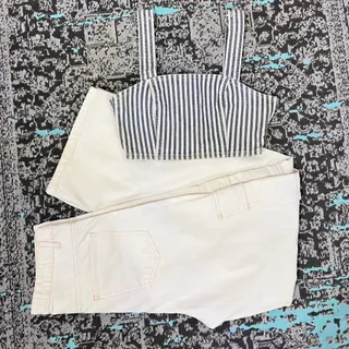 کراپ تاپ جین زارا