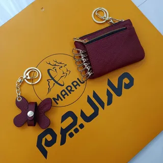 جاکلیدی جاسویچی چرم مارال