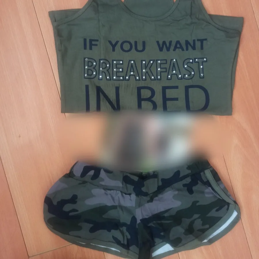 ست تاپ و شورت فانتزی