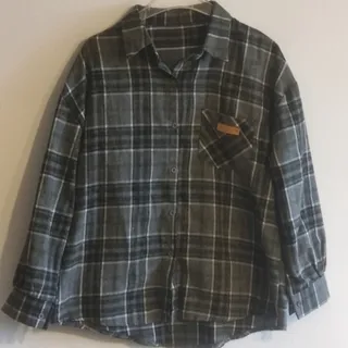 شومیز چارخونه پاییزی