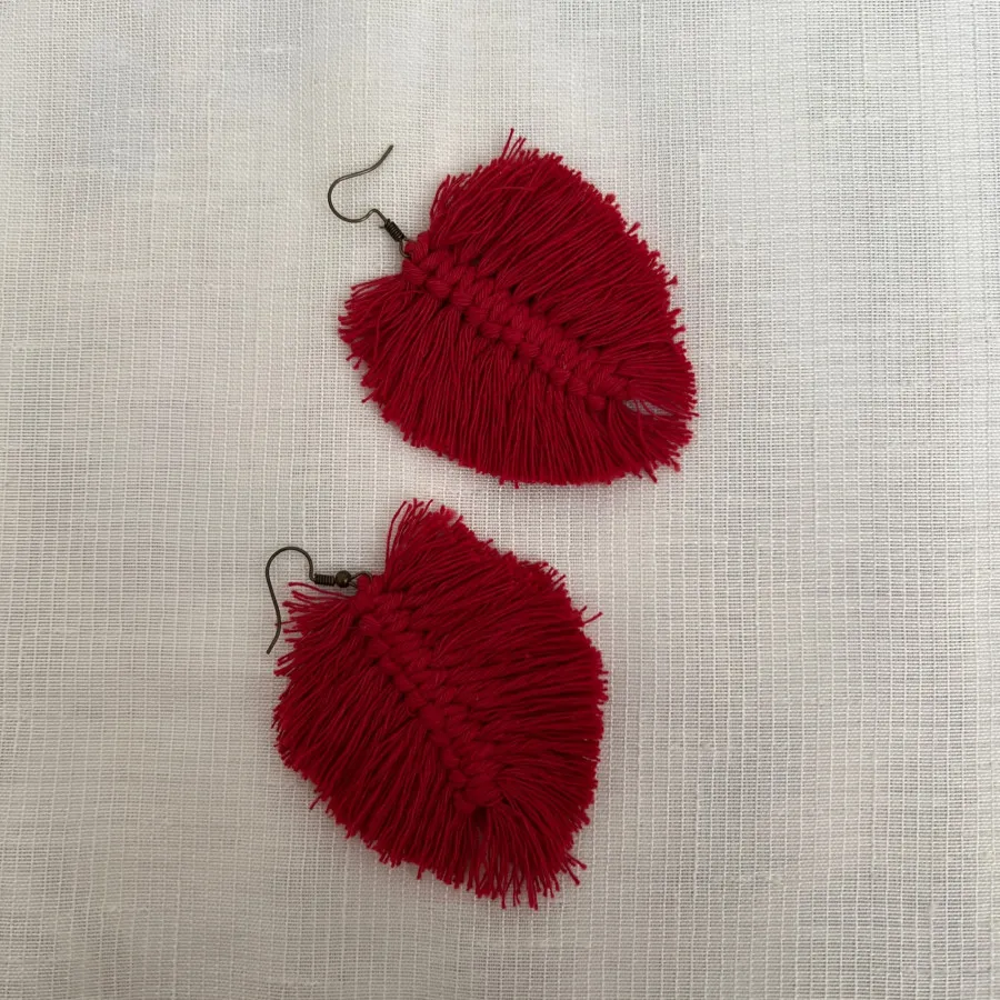 گوشواره مکرومه