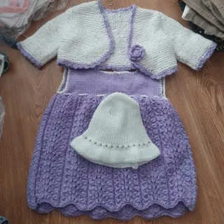 ست دستبافت دخترانه