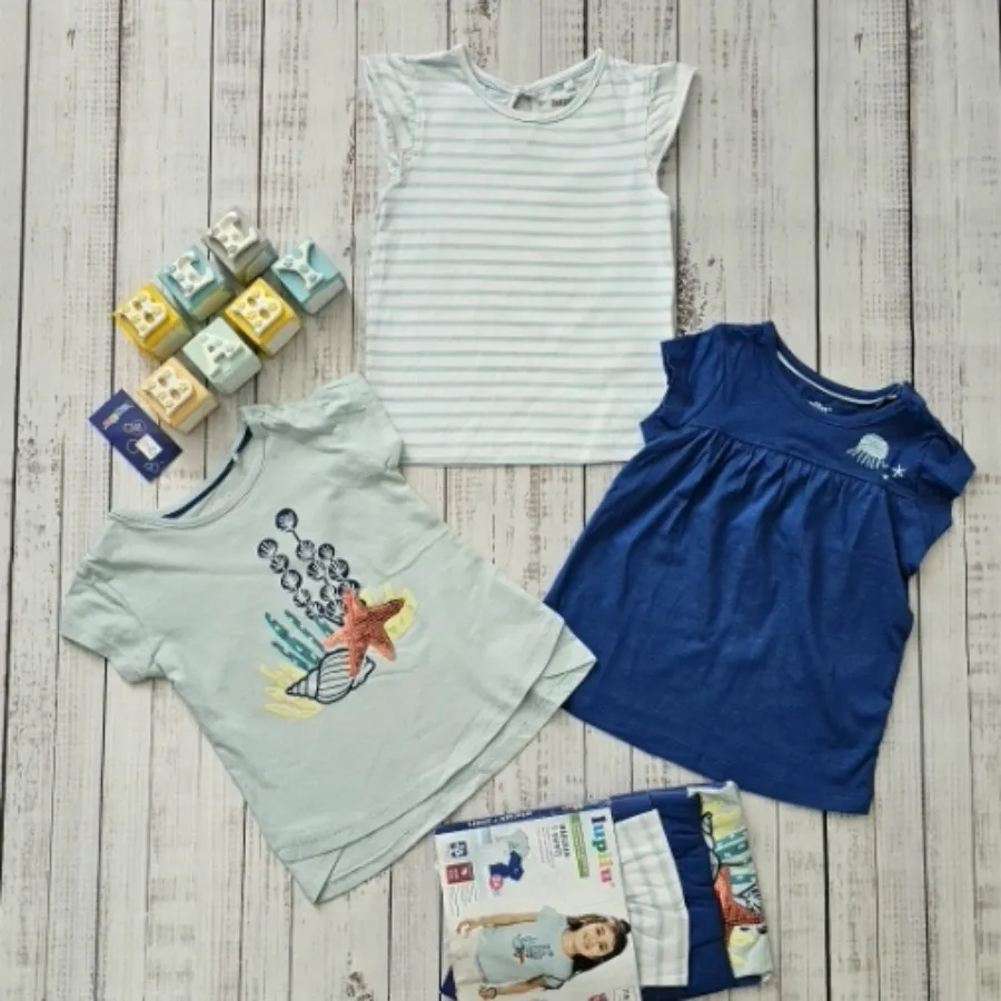 تیشرت دخترانه لوپیلو 3تای