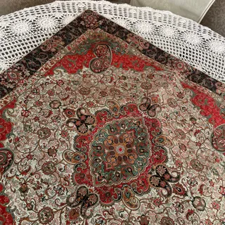 رومیزی ترمه همراه با جعبه