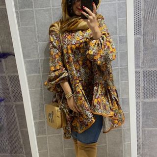 تونیک پاییزی گل گلی