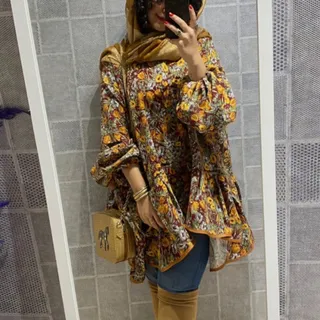 تونیک پاییزی گل گلی