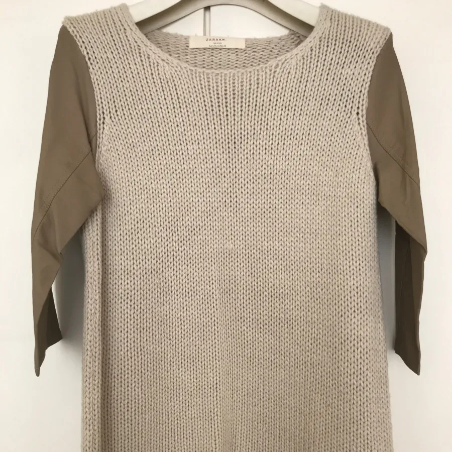 بافت آستین چرم زارا