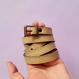 کمربند کرم رنگ