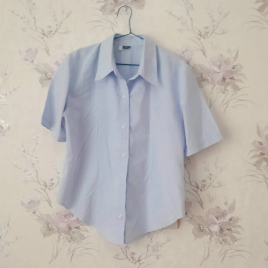 شومیز آبی آسمانی