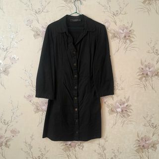 مانتو کوتاه مشکی لارا