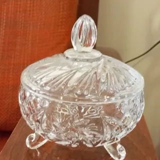 قندان کریستال آنتیک