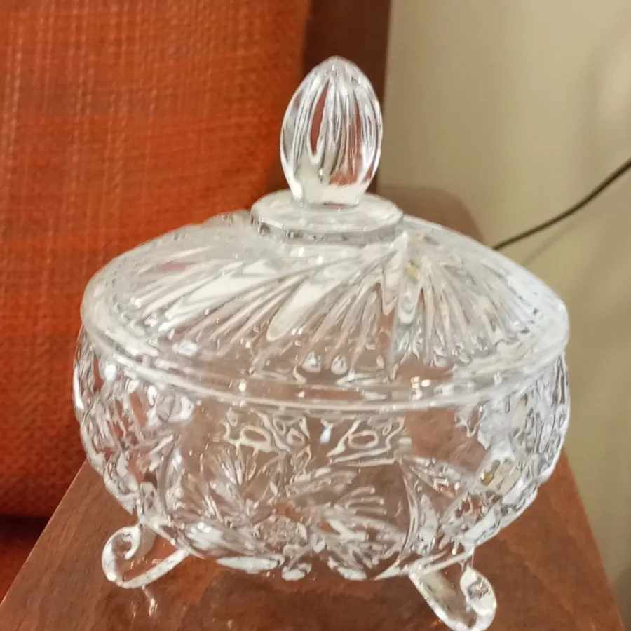 قندان کریستال آنتیک