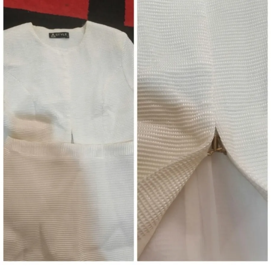 کت دامن مجلسی سفید