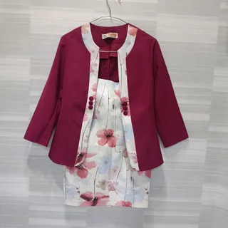 کت و دامن سرخابی