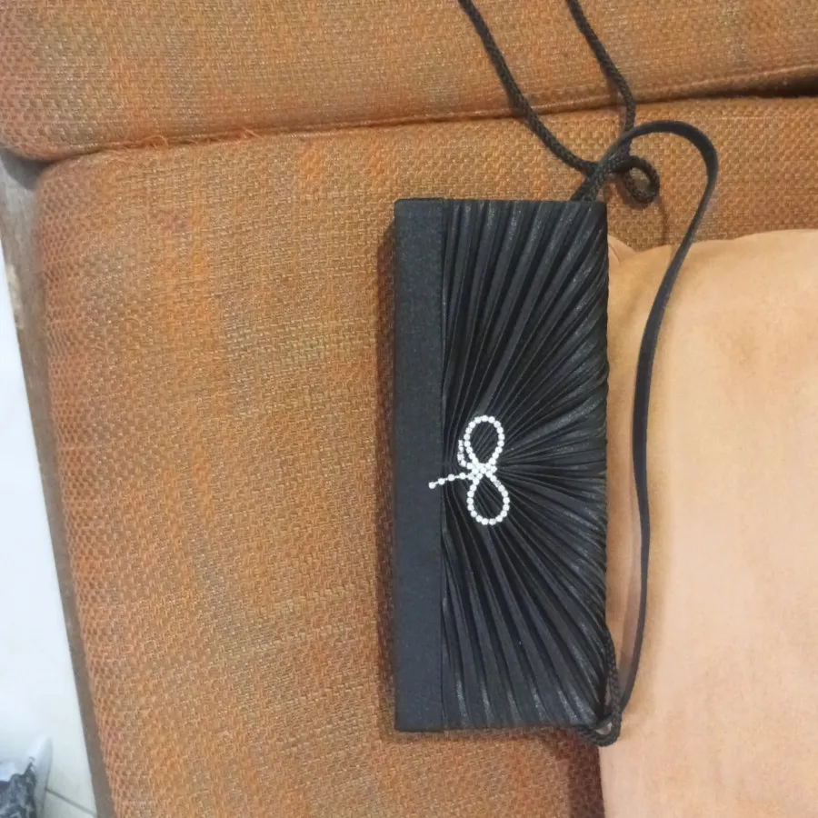 کیف مجلسی مشکی نگین دار