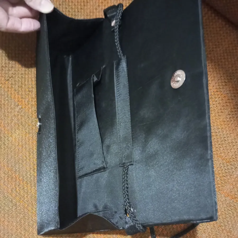 کیف مجلسی مشکی نگین دار