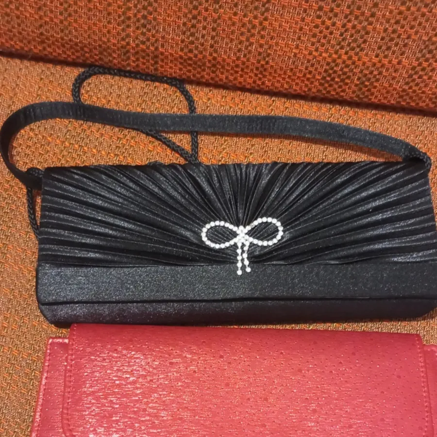 کیف مجلسی مشکی نگین دار