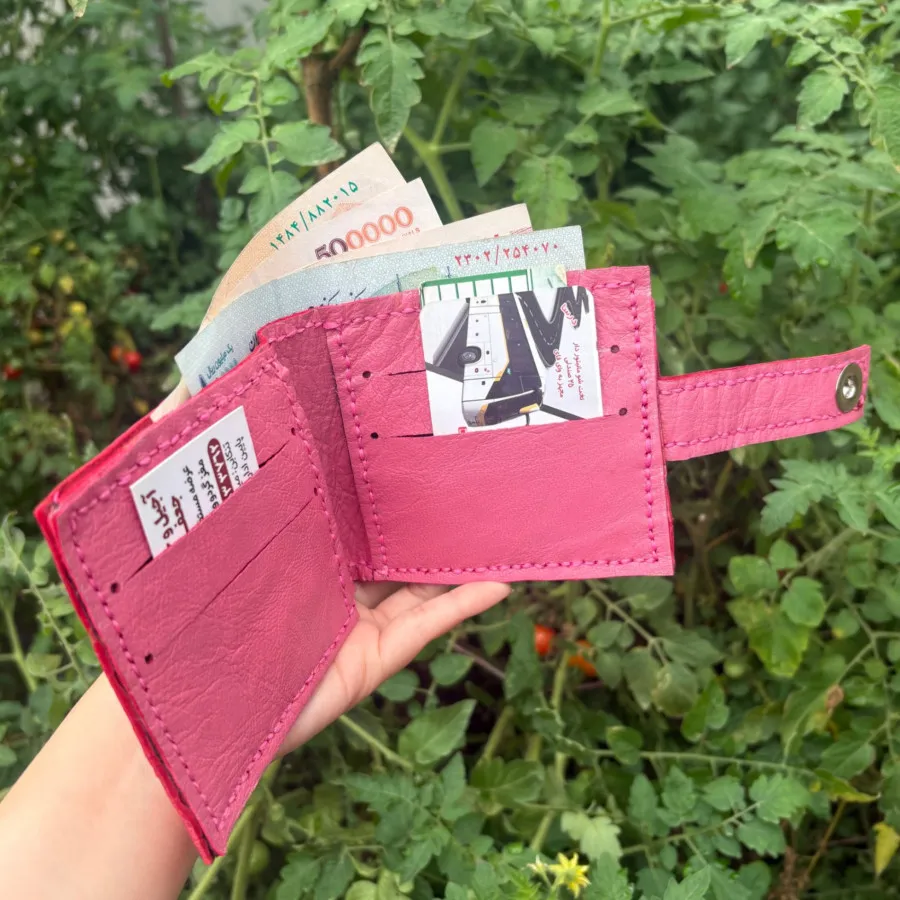 کیف پول چرم دست دوز