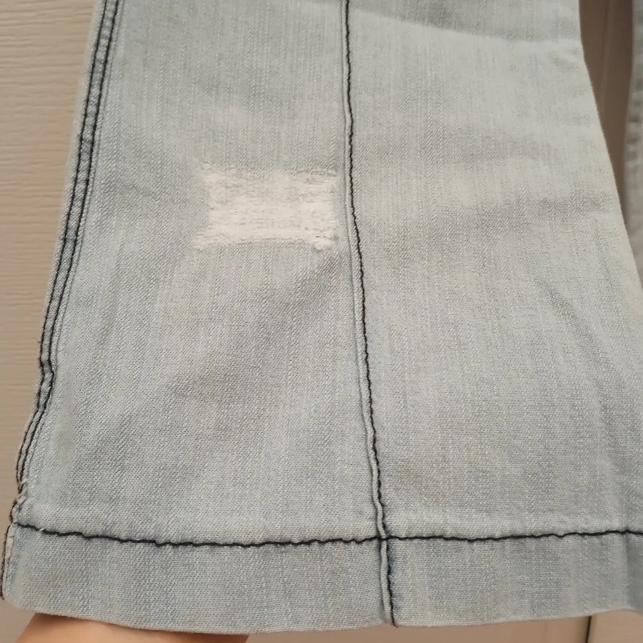 شلوار بگ دخترانه آبی یخی