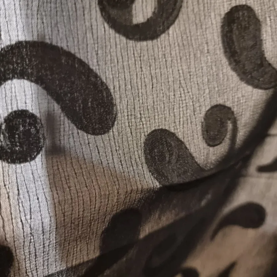 کرپ حریر نقش دار