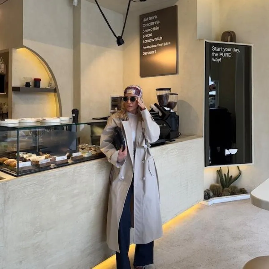 ترنچ کت بارونی آستردار نو