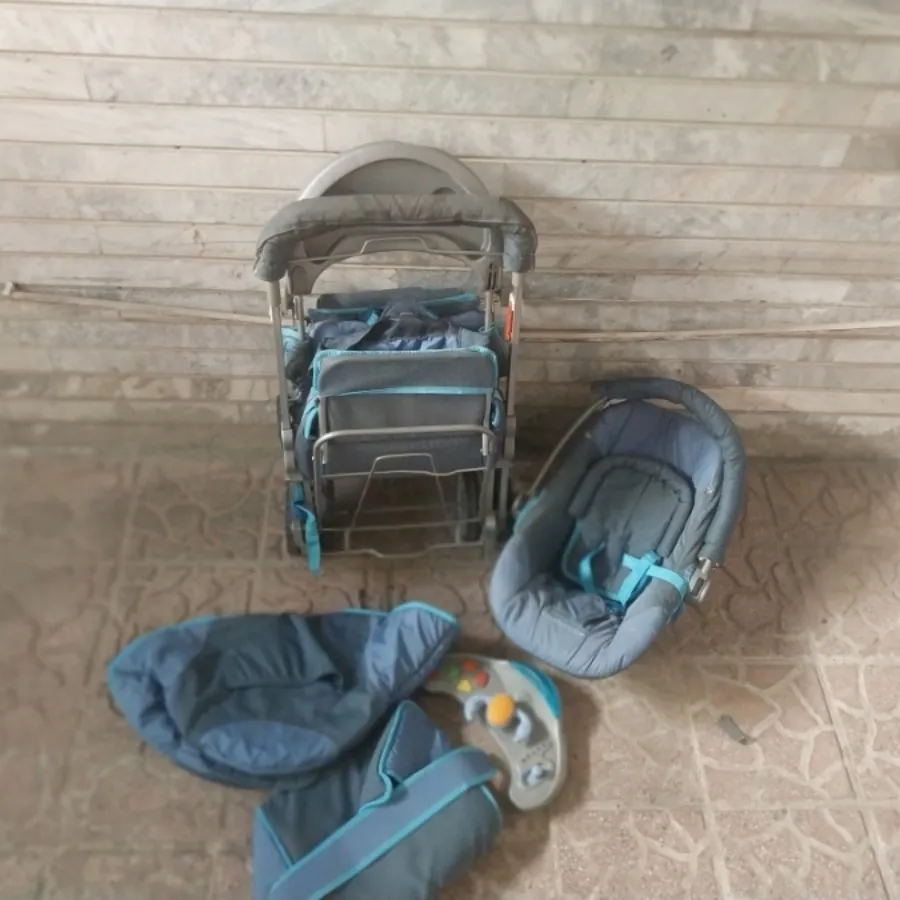 کالسکه کریر آبی طوسی