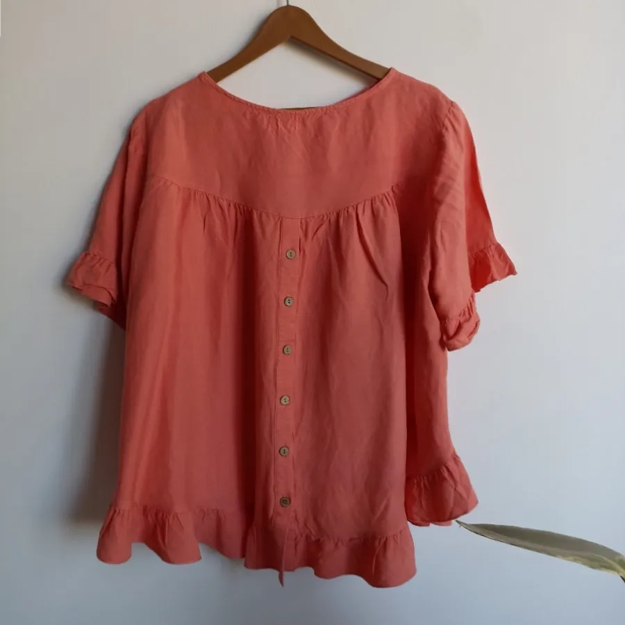 لباس استین کوتاه نخی