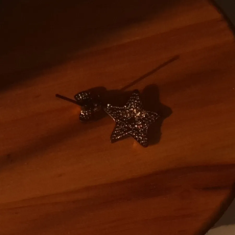 گوشواره ستاره و پاپیون