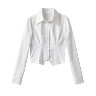 شومیز سفید اسکینی