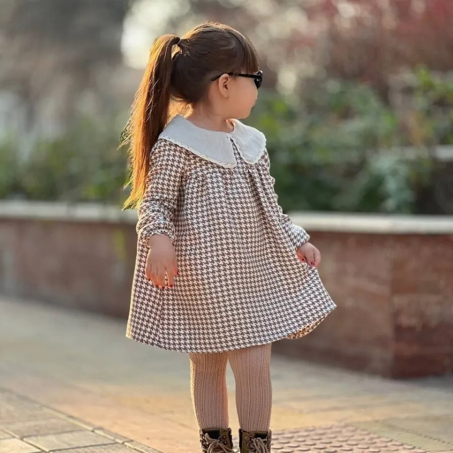 پیراهن پشمی دخترانه