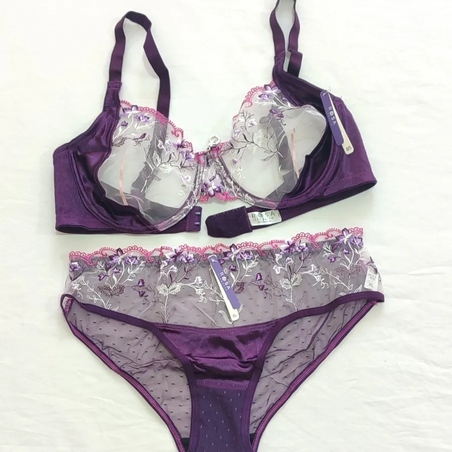 ست شورت و سوتین بنفش ??