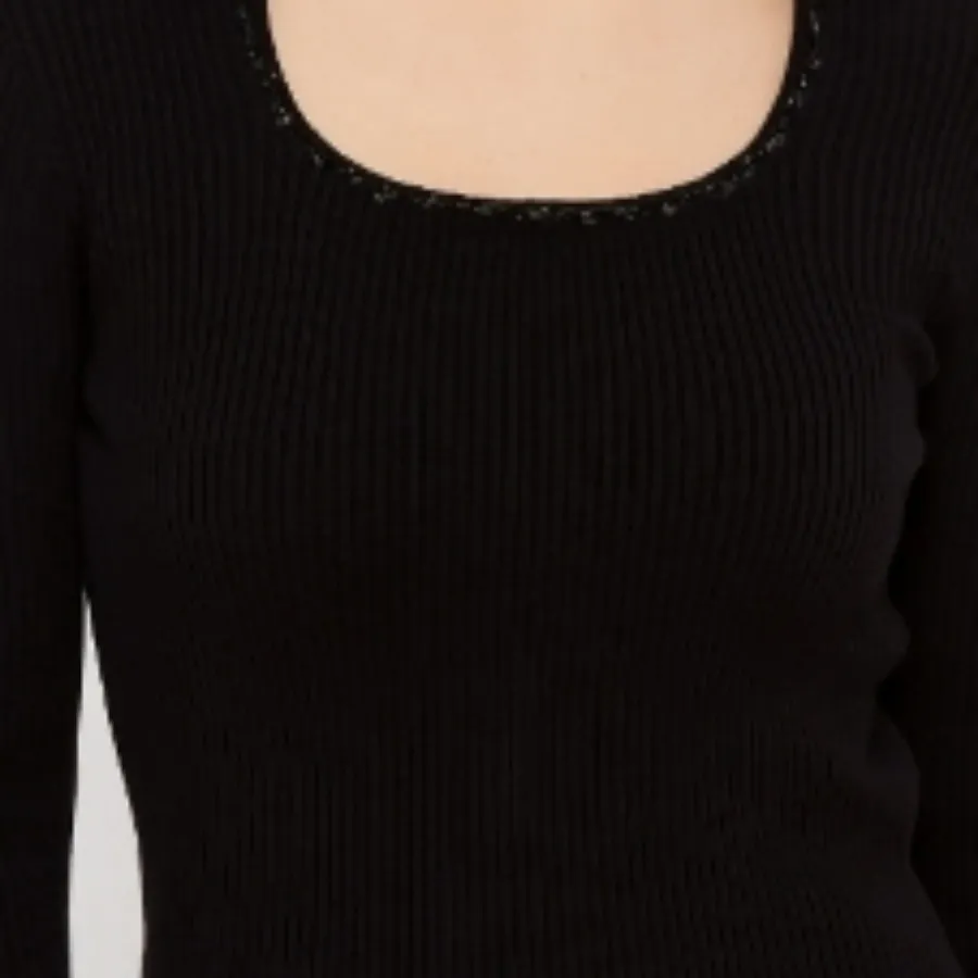 بلوز بافت مشکی