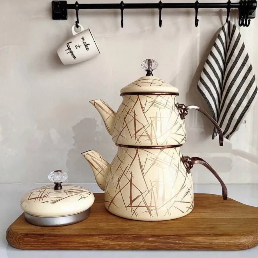 کتری و قوری لعابی