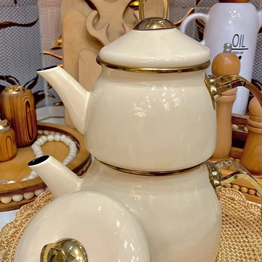 کتری و قوری لعابی