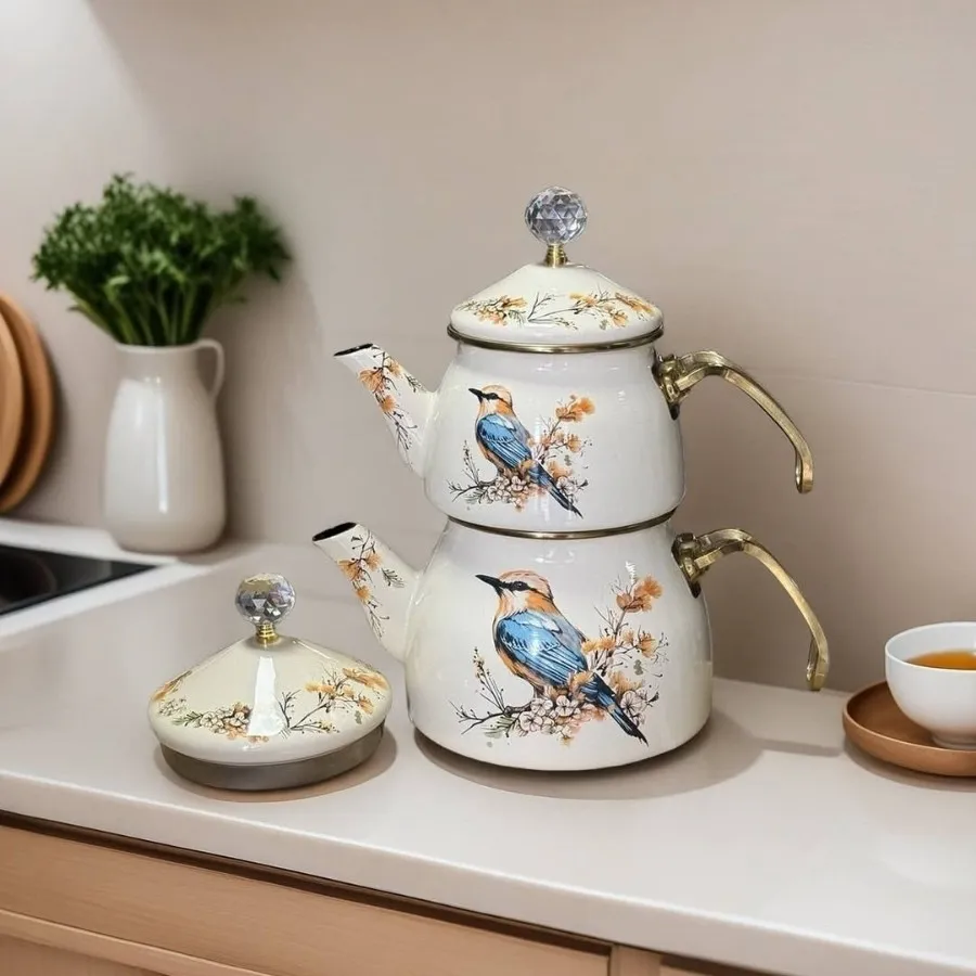 کتری و قوری لعابی