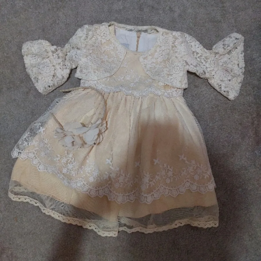 پیراهن مجلسی با تل و کت