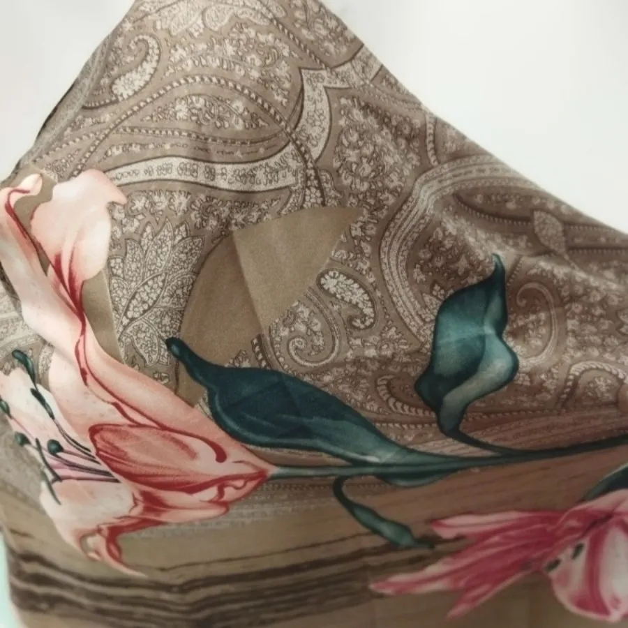 روسری نخ ساتن مجلسی