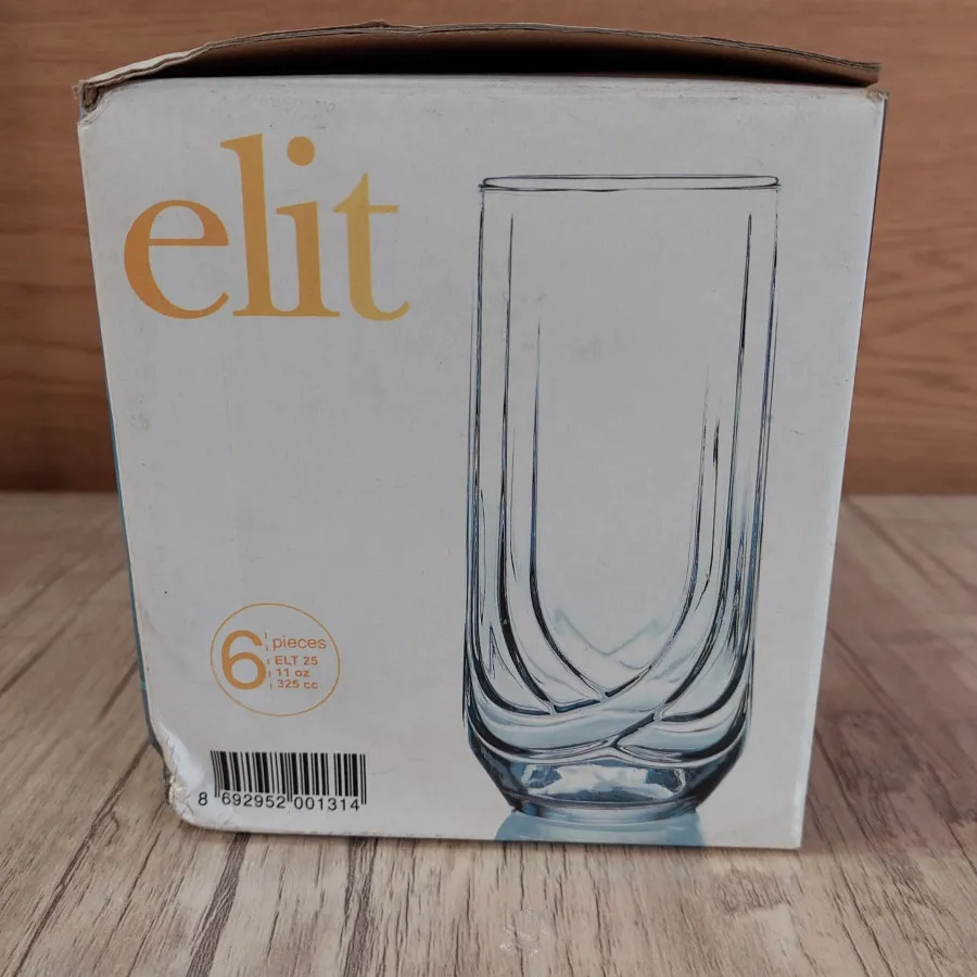 لیوان بلند خارجی ترک 6عدد