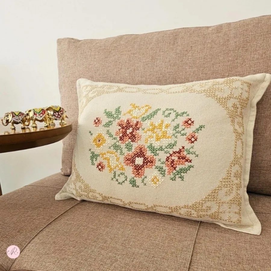 کاور کوسن شماره دوزی شده