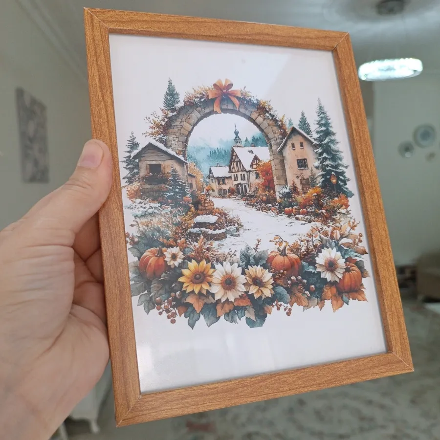 تابلو پاییزه زمستونی